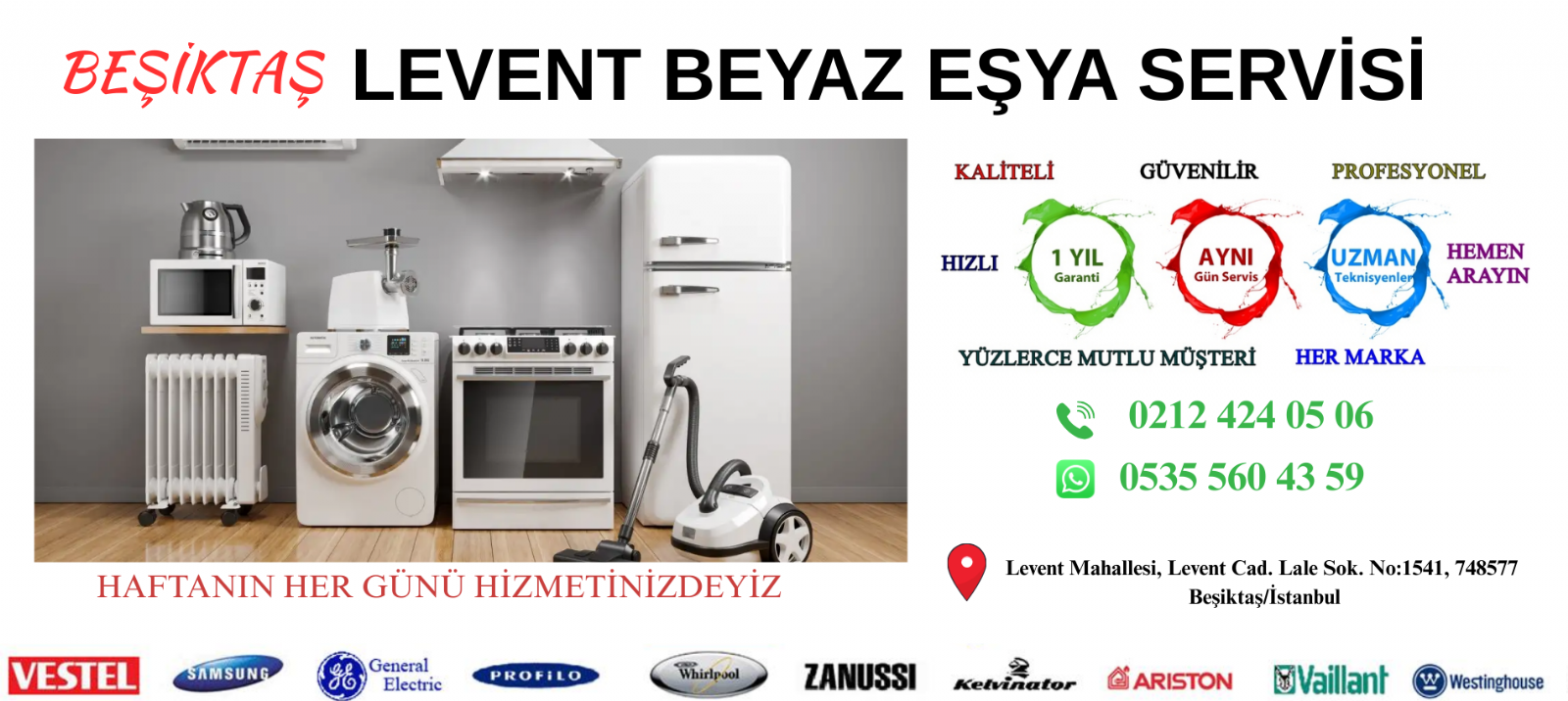 LEVENT Beyaz Eşya Servisi